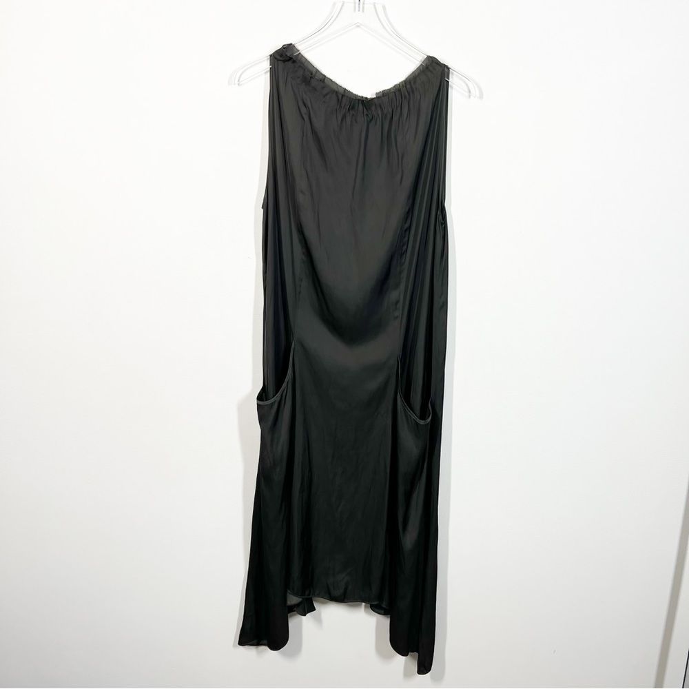 Ulla Johnson Women’s Size Medium Green Sleeveless Scoop Neck Shift Long Dress